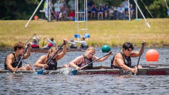 Paddling Into History Concrete Canoe Team Sets Record with Sixth